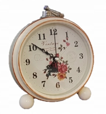 

Zegar Budzik Okrągły Retro 13,5CM #1032
