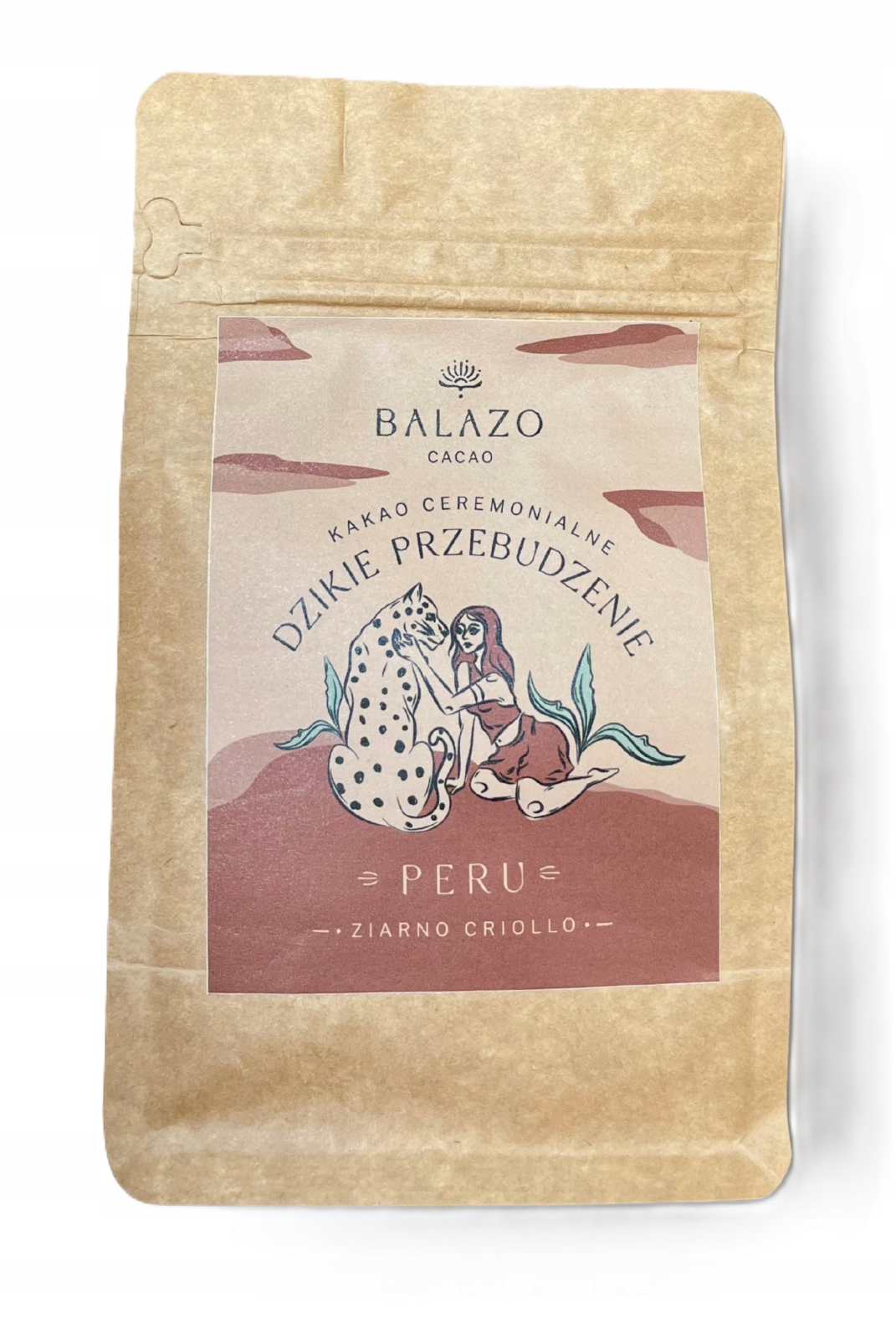 Kakao ceremonialne Naturalne z Peru Criollo Dzikie Przebudzenie Raw 250g