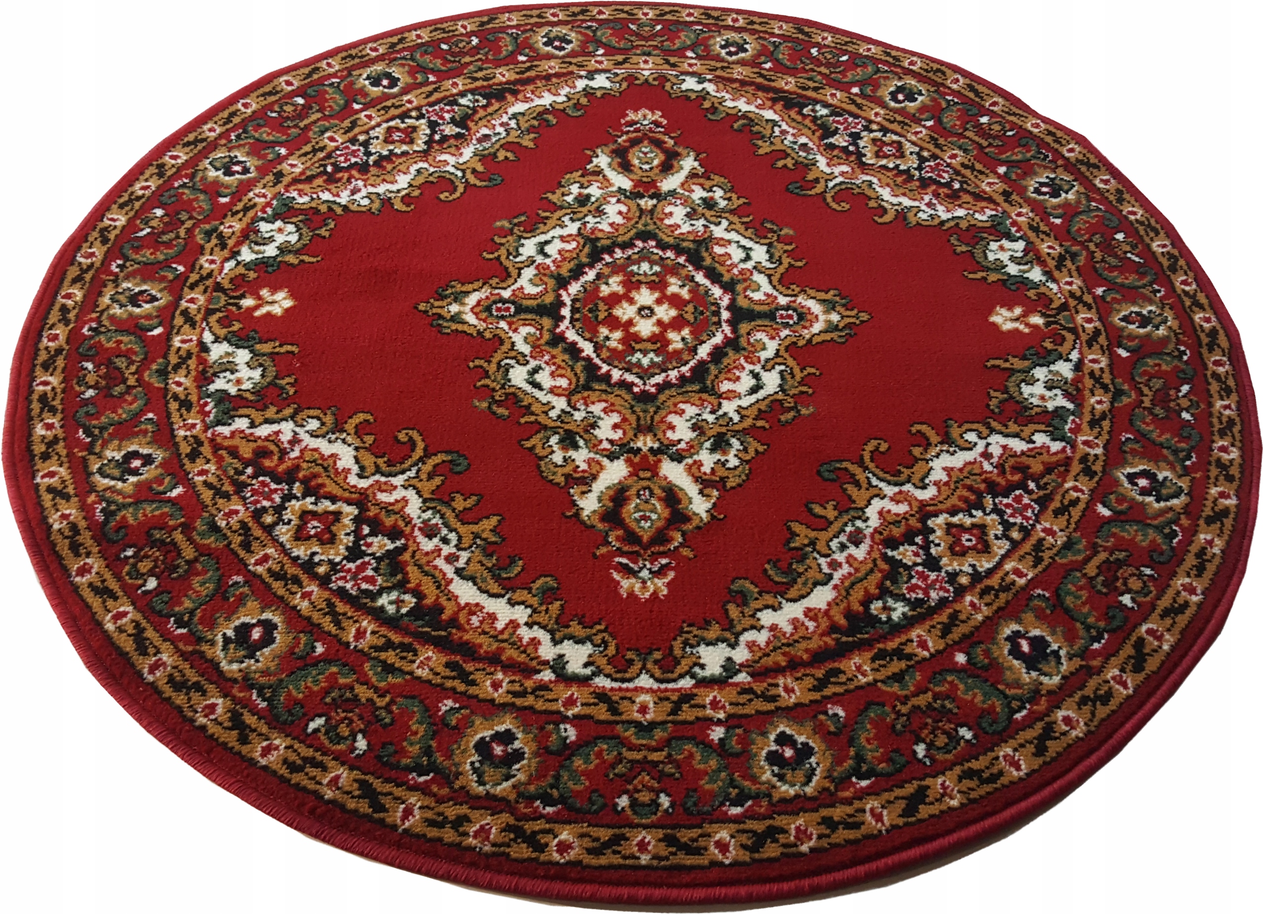 

Dywan Okragły Koło Alfa 160x160 Tradycja Bordo