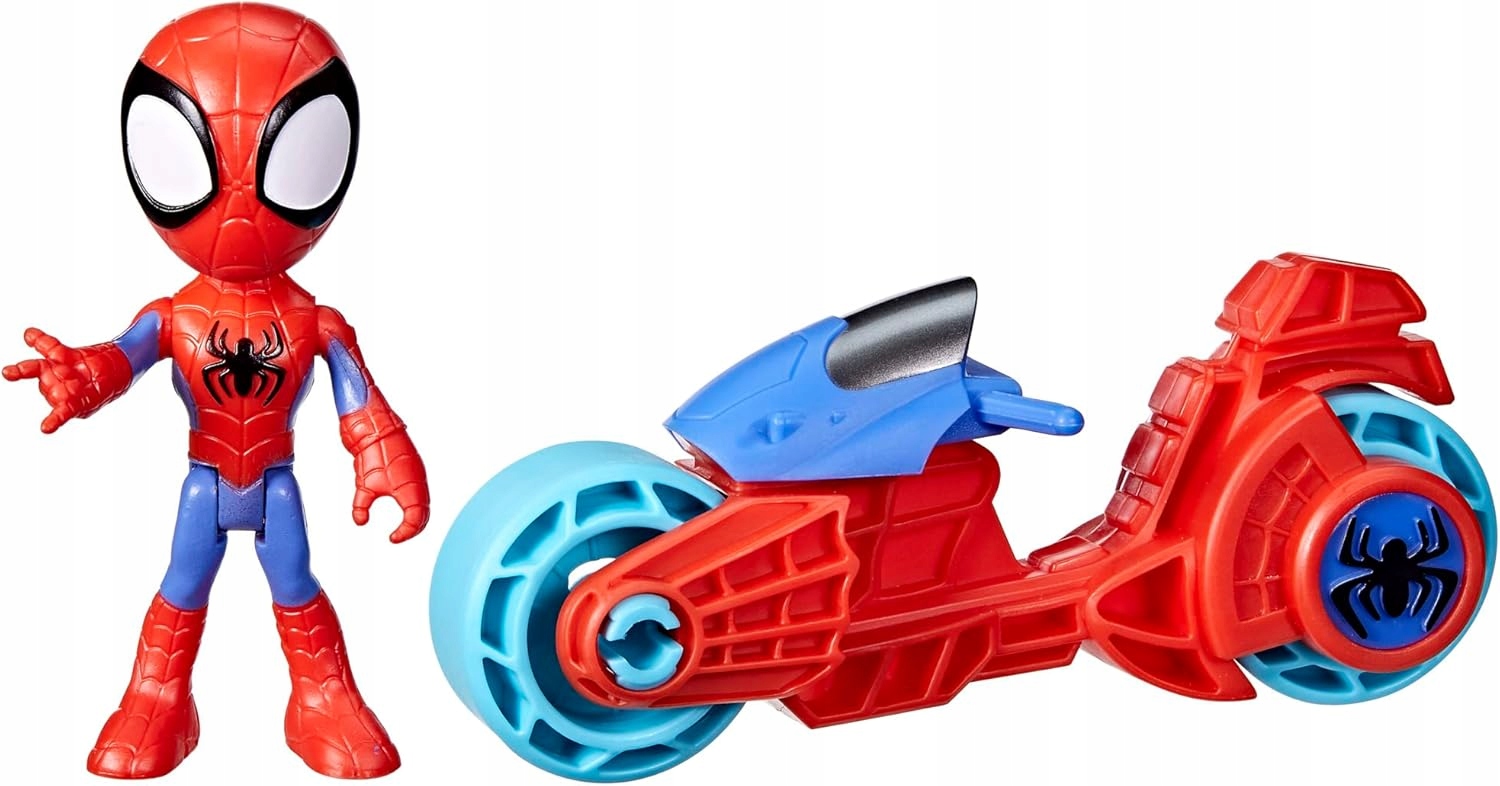 Zestaw HASBRO: Figurka SPIDEY SPIDERMAN + pojazd MOTOR Ruchome elementy Kod producenta F7459