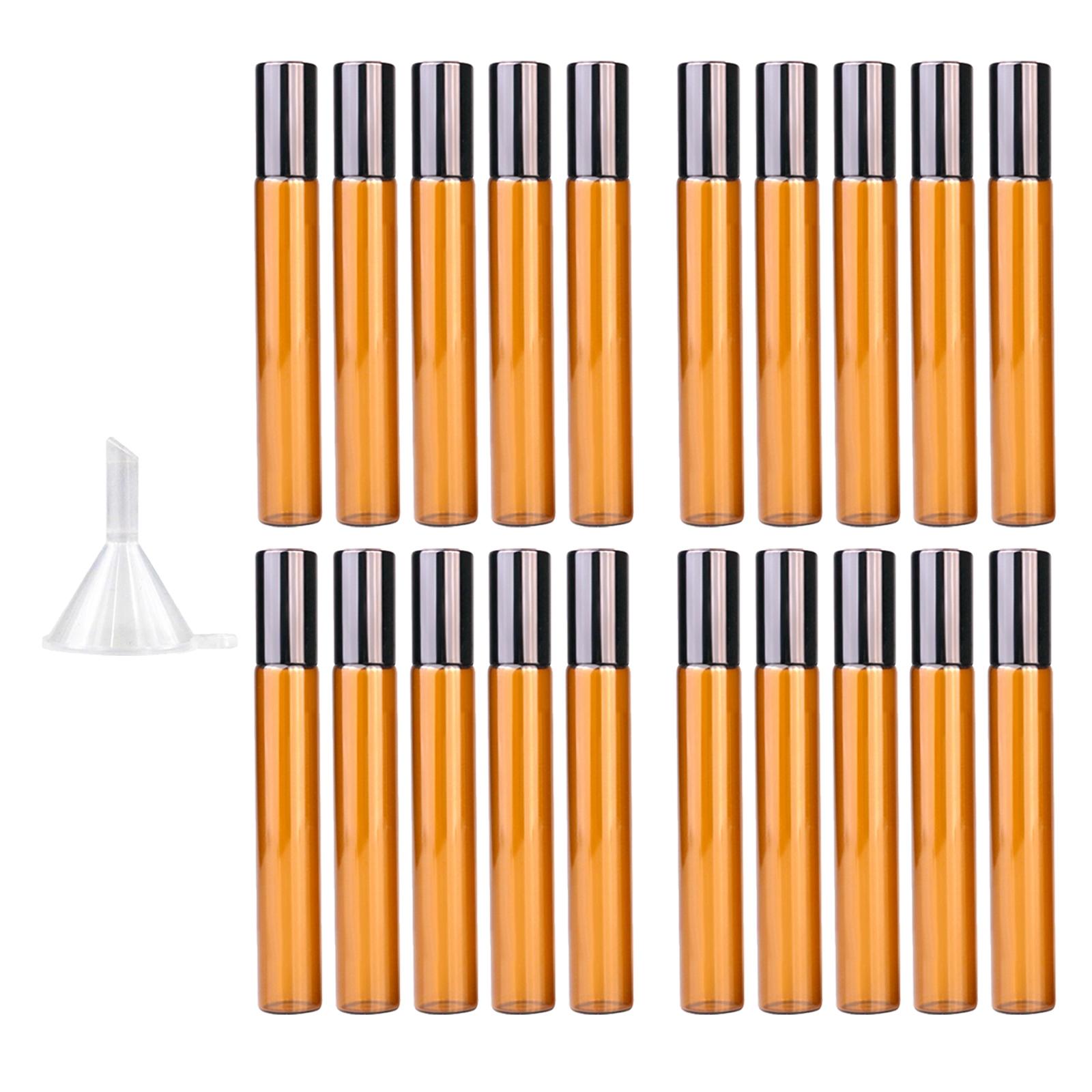 Essential Oil Roll on Glass Bottle, 10ml 20Pcs