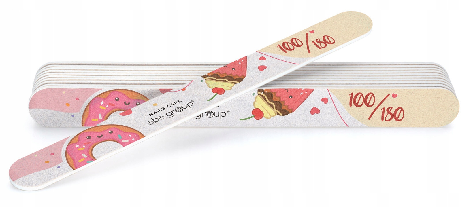 Pilnik do Paznokci Aba Group 100/180 Cookies 10szt