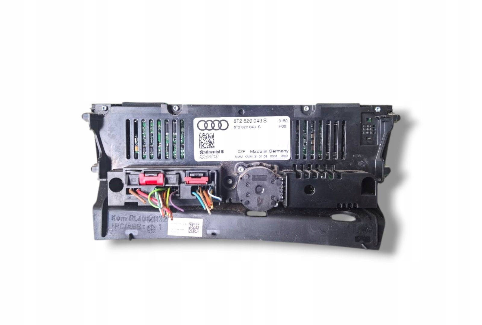 vezérlö panel a klímának Audi A4 B8 2009 8T2820043S
