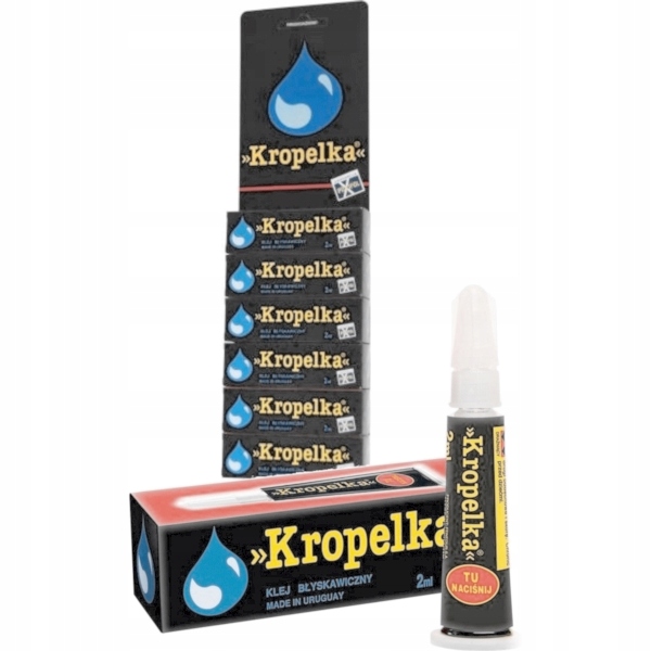 KLEJ BŁYSKAWICZNY/SZYBKOSCHNĄCY 2ml KROPELKA Producent Kropelka