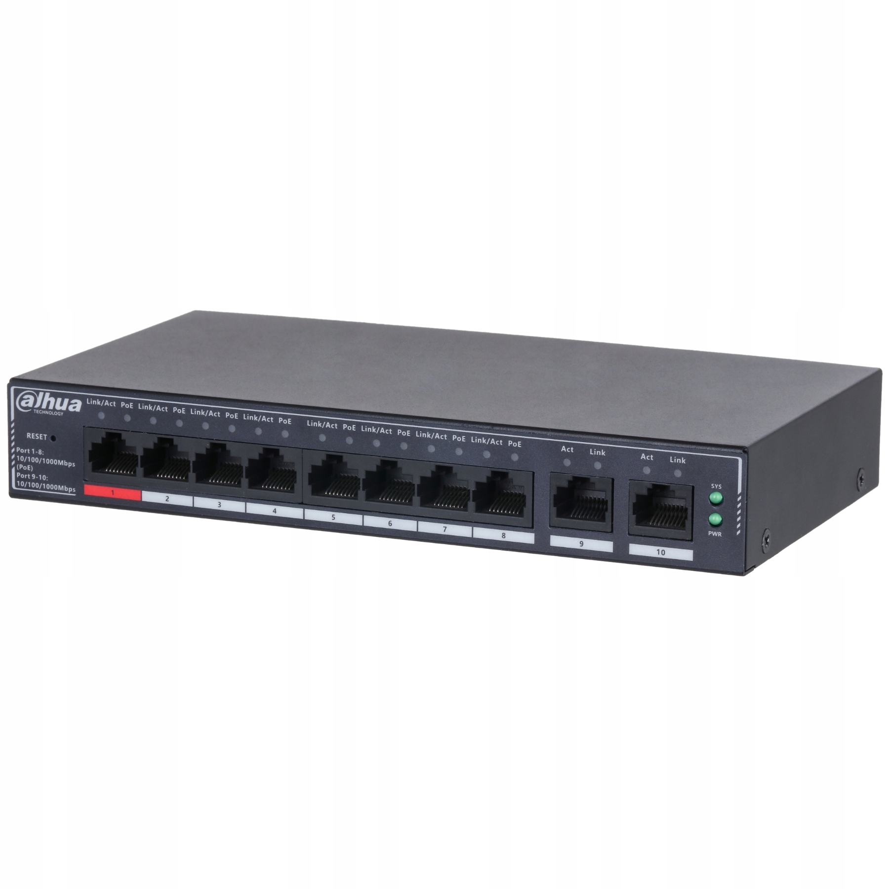 Switch Poe SG4010P 8-PORTOVÝ Dahua