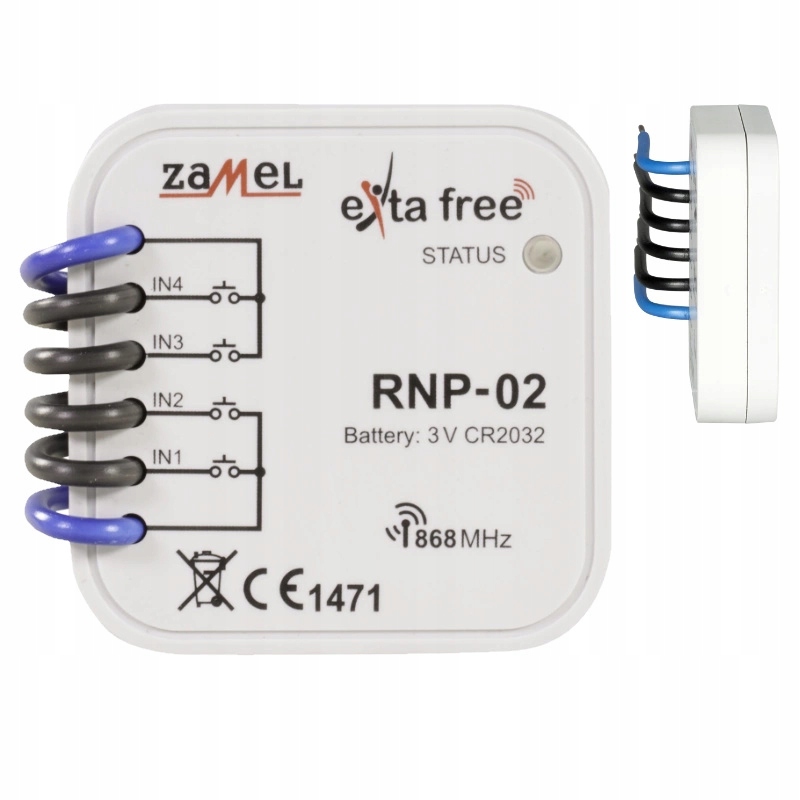 Zamel Rádiový 4-kanálový vysílač 230V 10A Exta