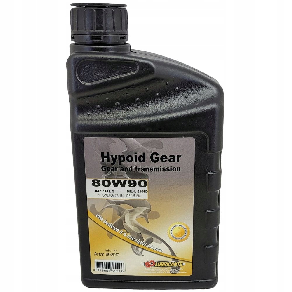 

Olej Przekładniowy Bo Motor Oil Hypoid Gear 80W-90