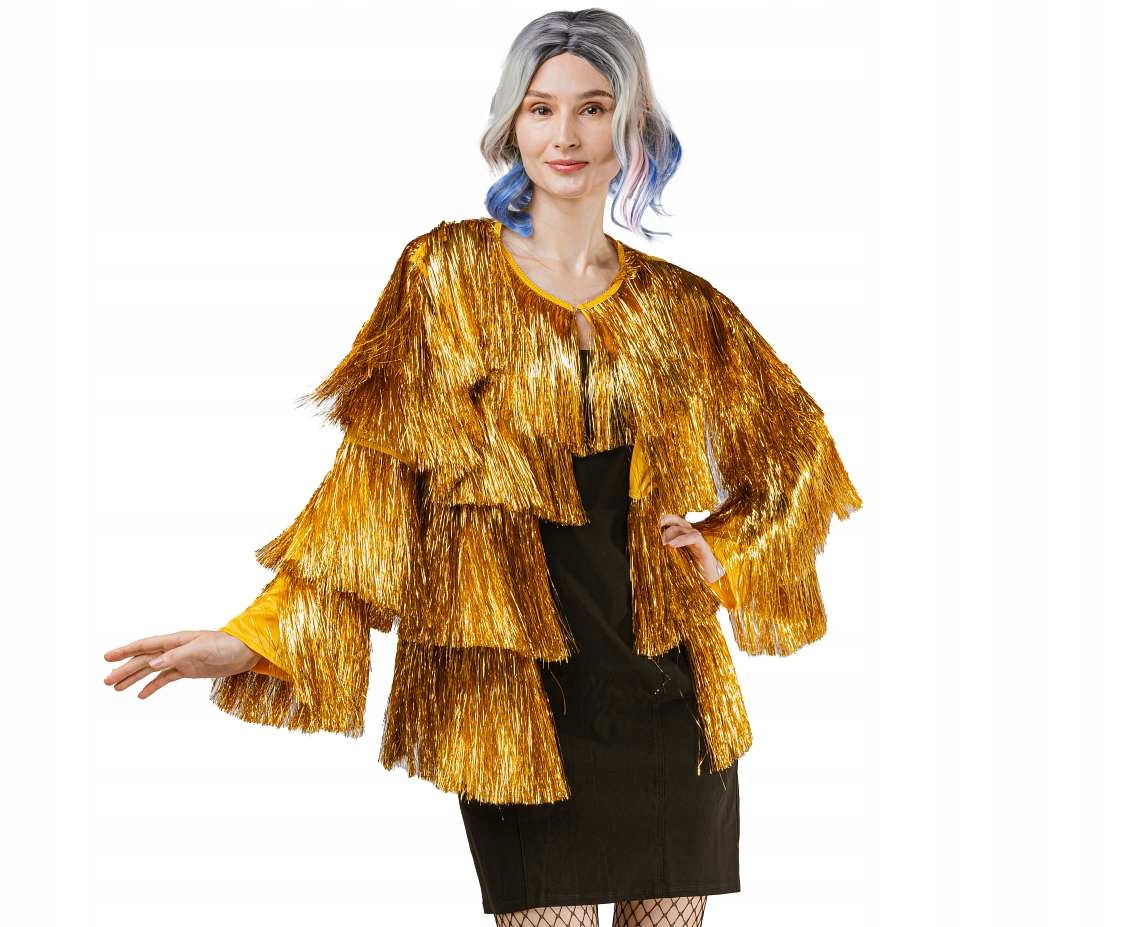 Sako Pro Dospělé Uni velikost Tinsel Zlatá