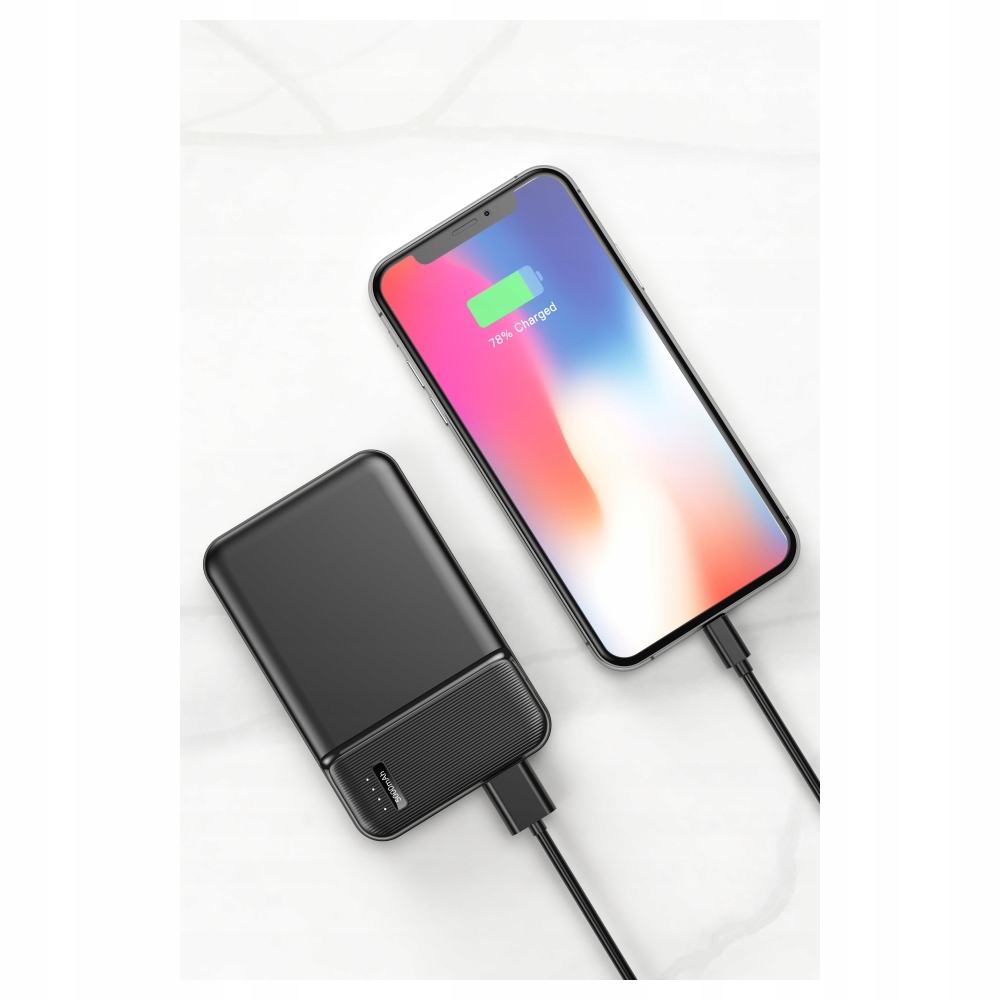 MAŁY SZYBKI POWERBANK 5000 mAh Quick Charge GRATIS Waga produktu 117 g