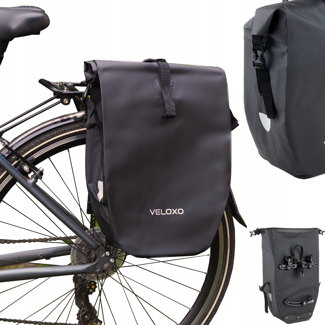 Cyklistická Brašna Veloxo Adventure Pro Black Na Nosič 25L