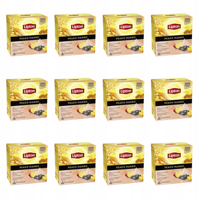 Lipton Pyramida Broskev Mango 20TB X12