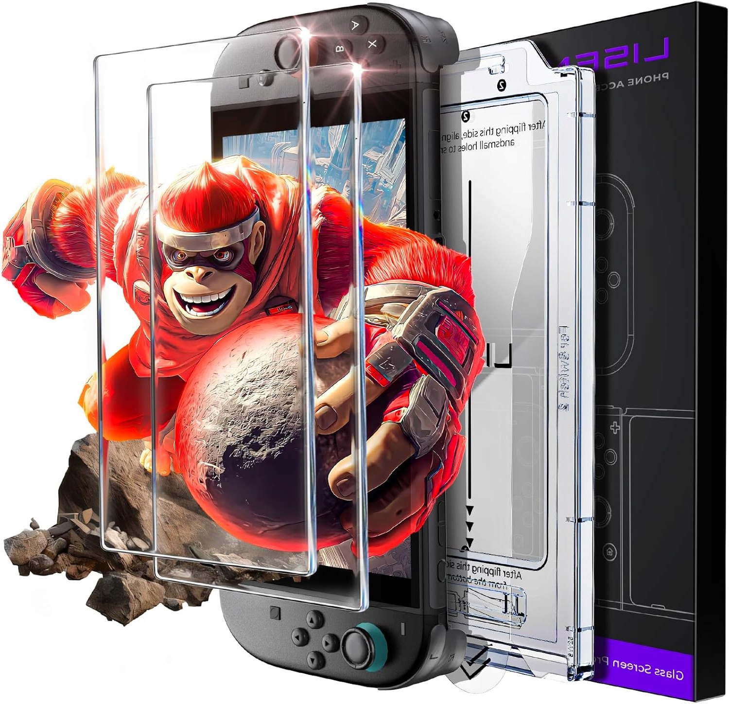 2 SZT PANZERGLAS OCHRONA EKRANU DLA SWITCH 2 9H ULTRA HD