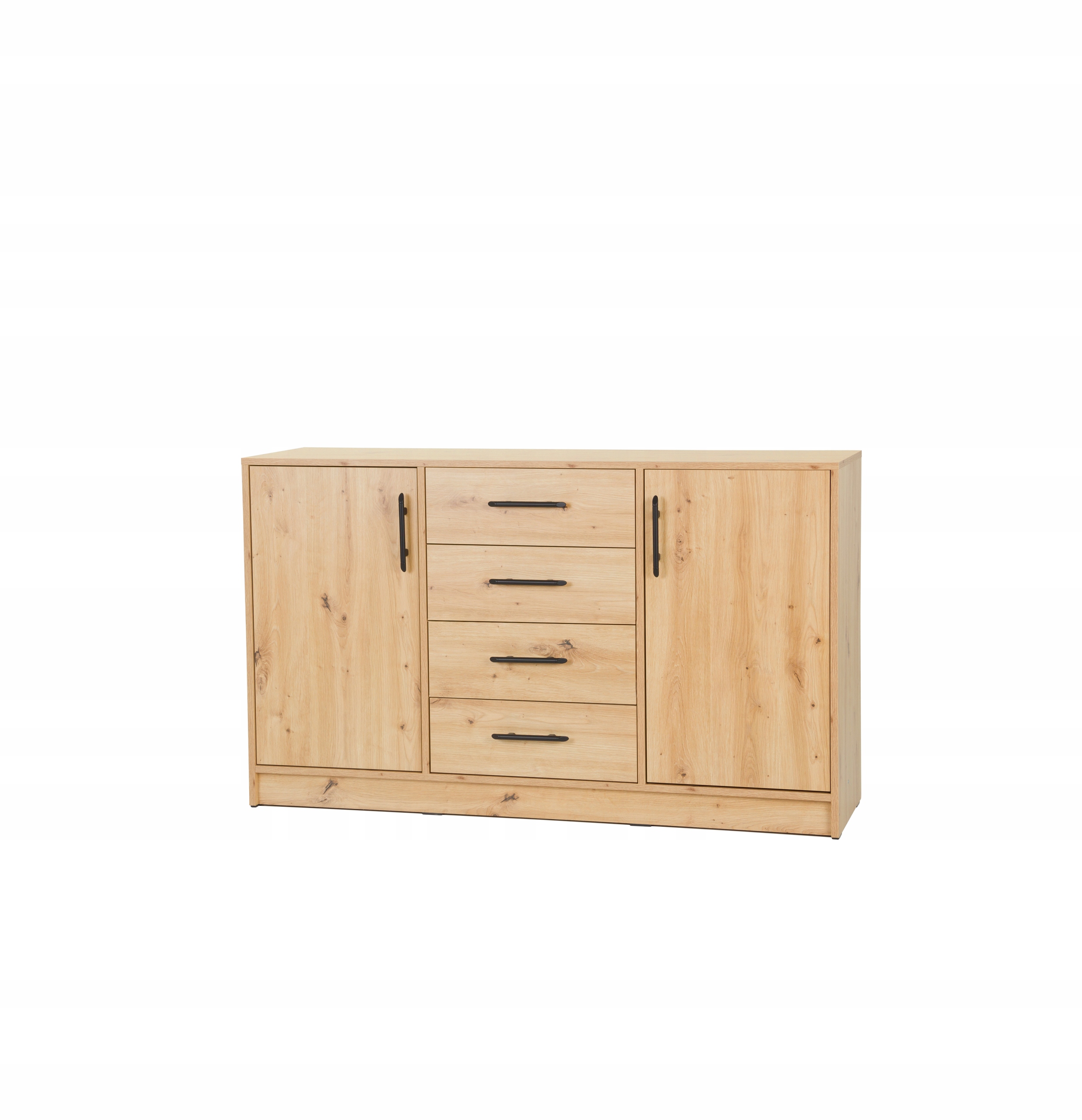 Komoda Vano 140 cm do obývacího pokoje Ložnice Dub artisan