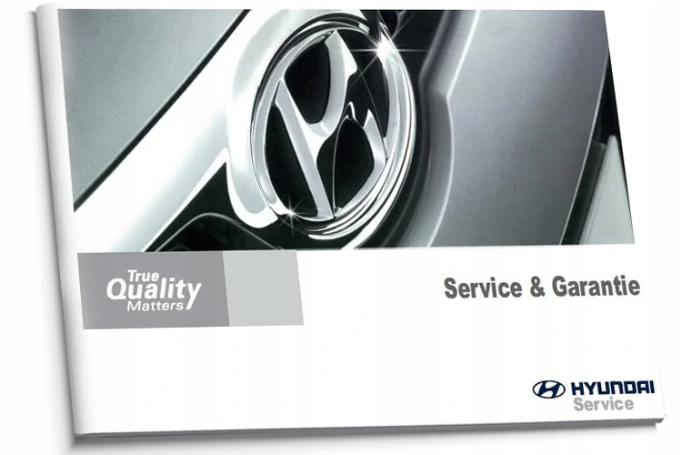 Hyundai Nizozemská servisní kniha