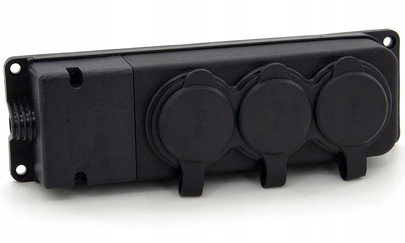 

Listwa, gniazdo gumowe (tpe) potrójne IP44 3x16A 2