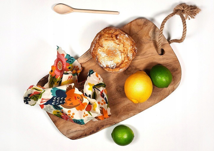 Woskowijka do przechowywania żywności, FOLKOWY ZAWRÓT GŁOWY, L, BeePack Liczba sztuk 1 szt.