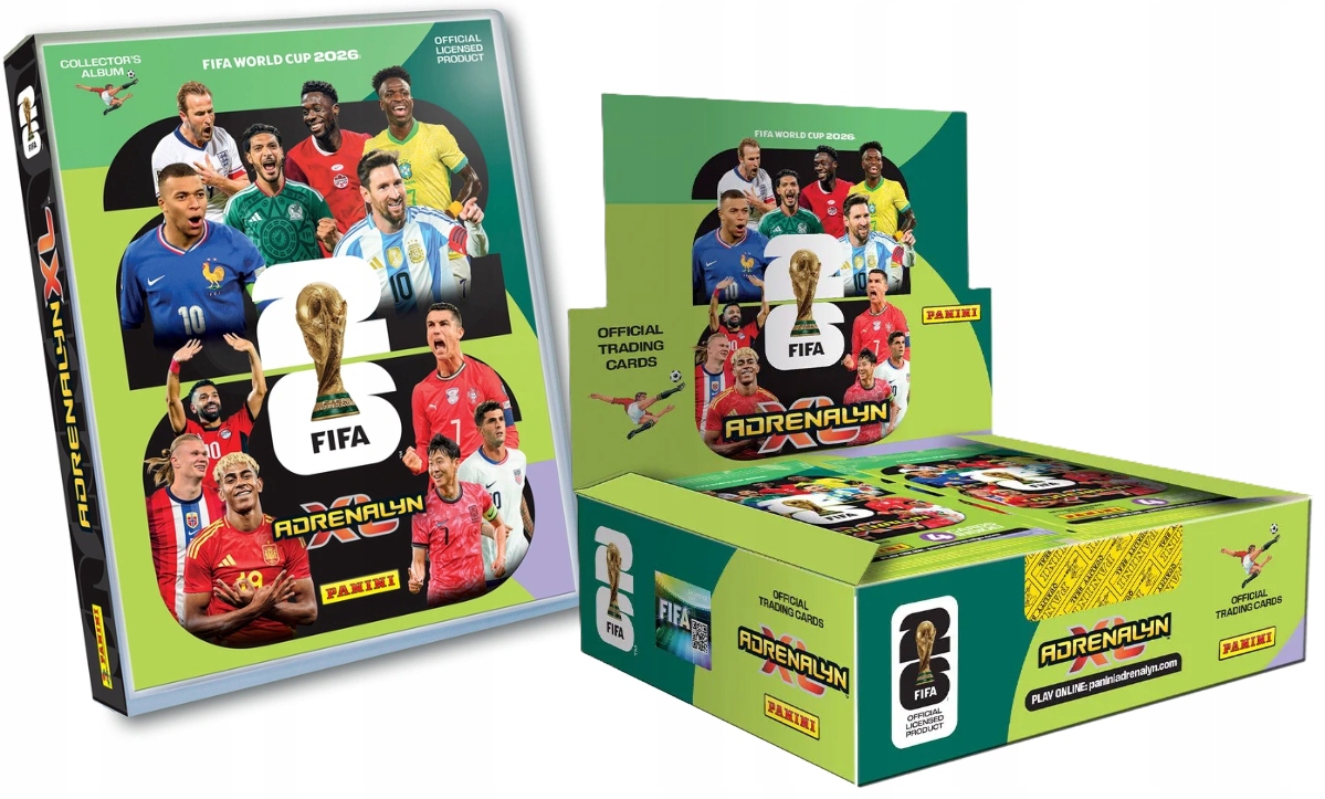 Fifa World Cup 2026 Adrenalyn XL Album na Karty Piłkarskie Box Saszetki