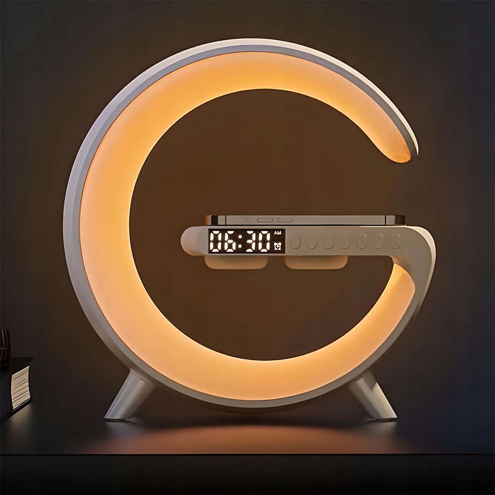 LAMPKA WIELOFUNKCYJNA SMART LED RGB ŁADOWARKA GŁOŚNIK RADIO FM BUDZIK ZEGAR Rodzaj lampka