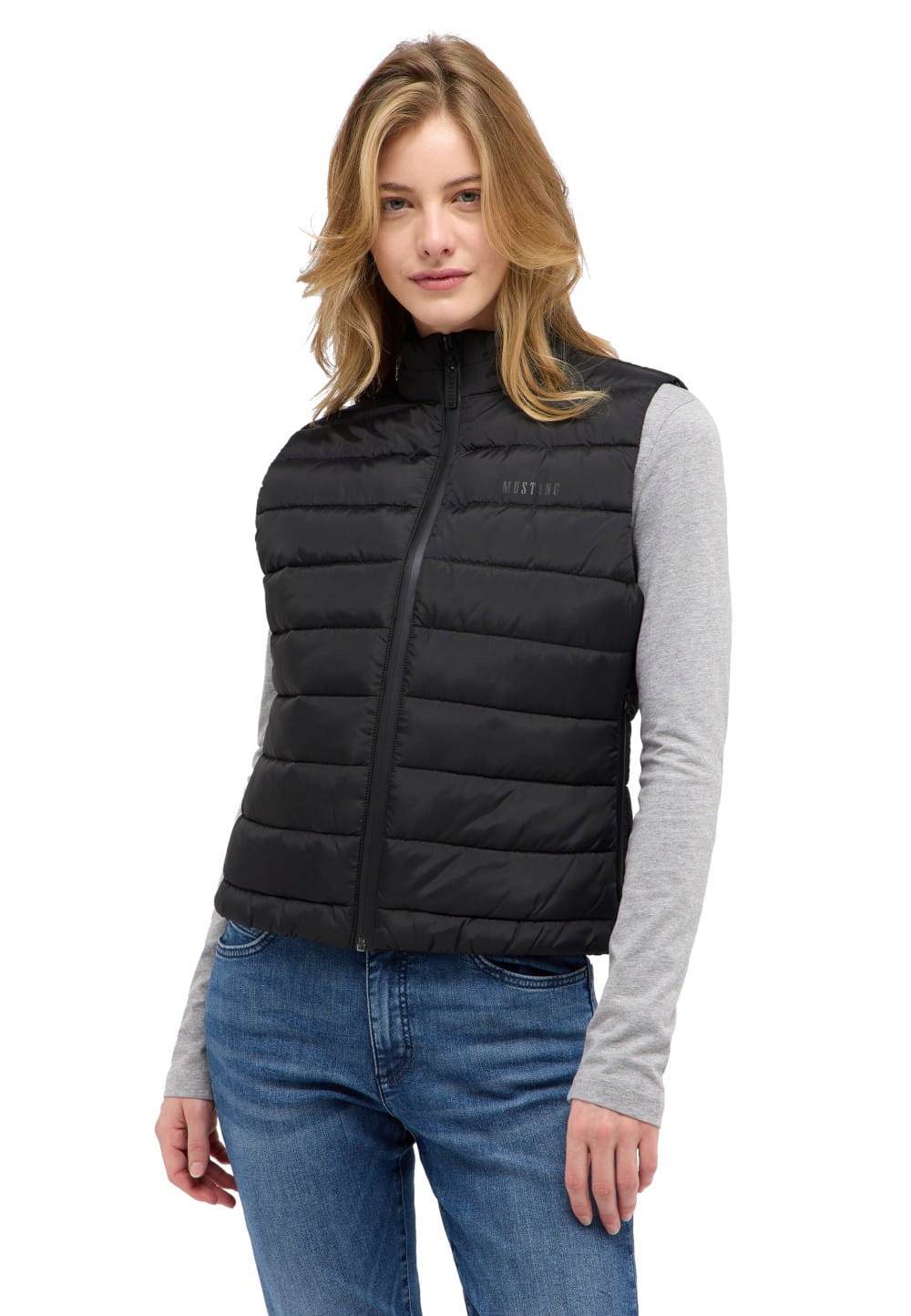 Zateplená Dámská Péřová Vesta S Prošíváním Vesta Dámská Mustang M
