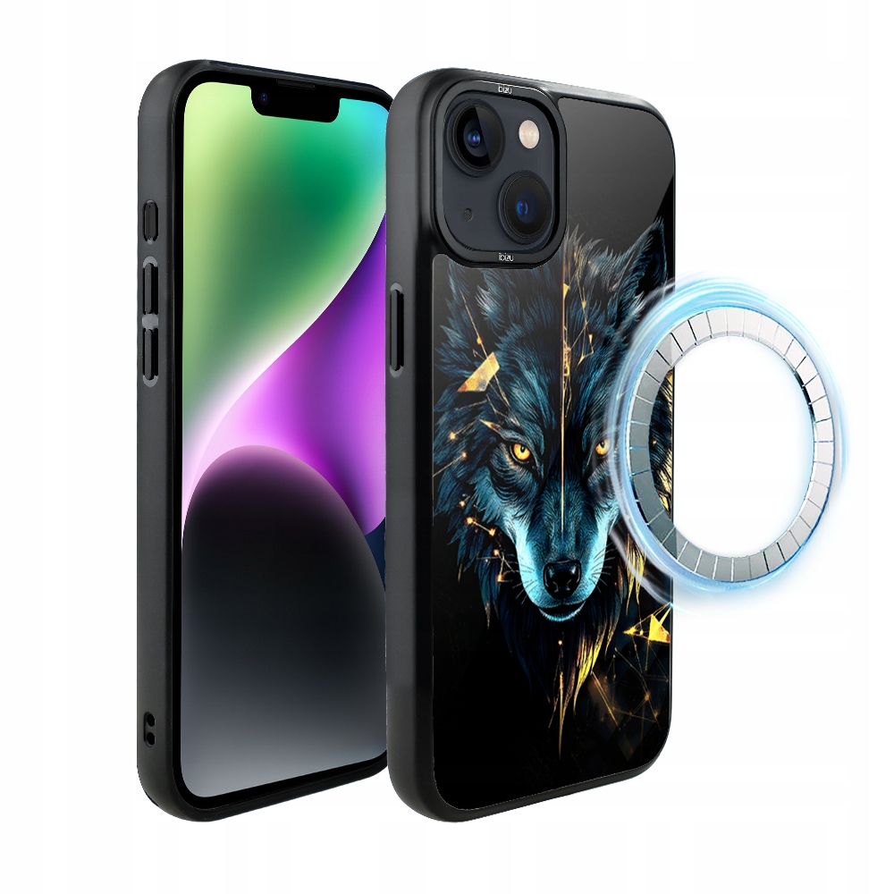 Pouzdro Ibizu DropGuard Matné pro iPhone 14 Plus s MagSafe, Wolf of Power