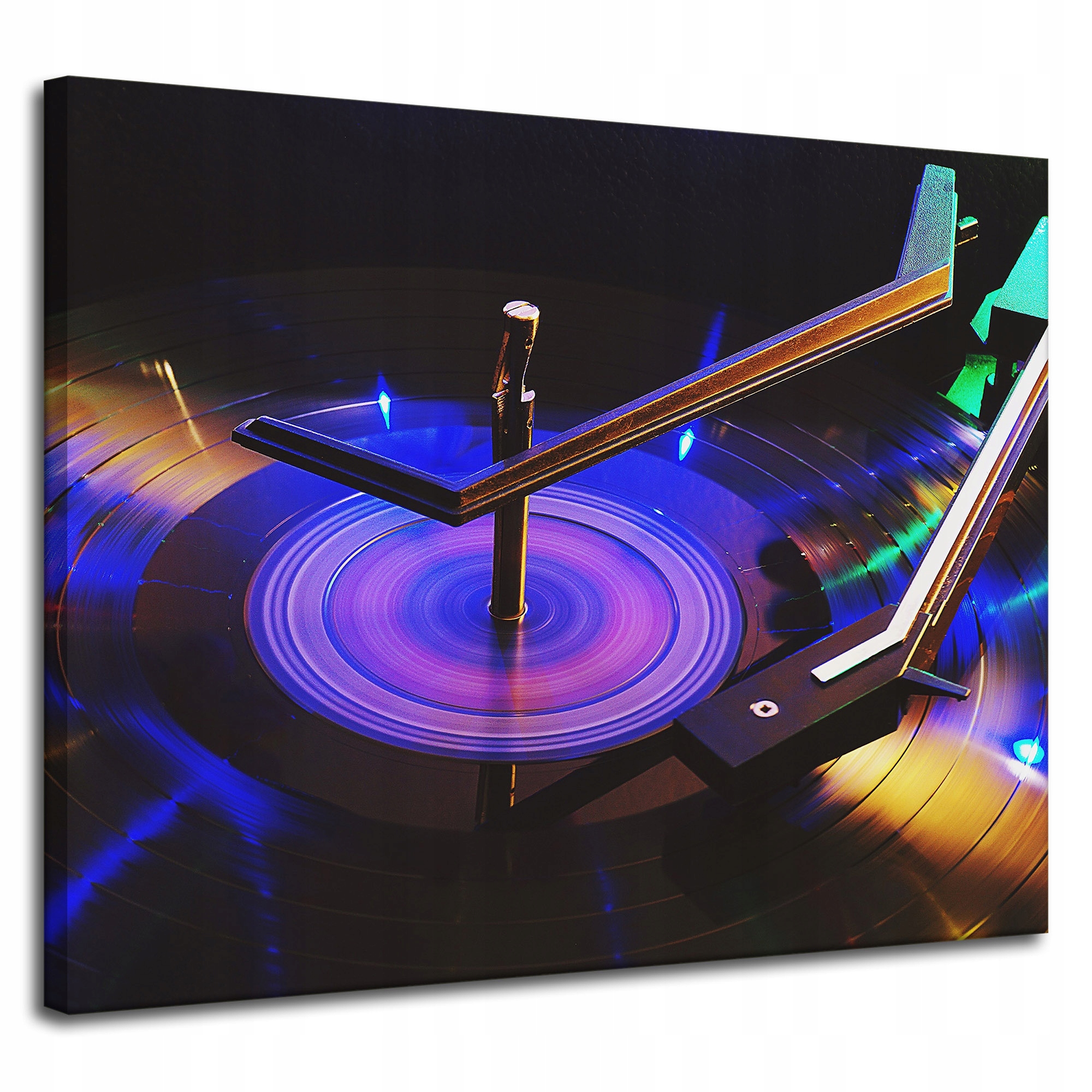 Obraz na plátně hudba Gramofon Led 100x80