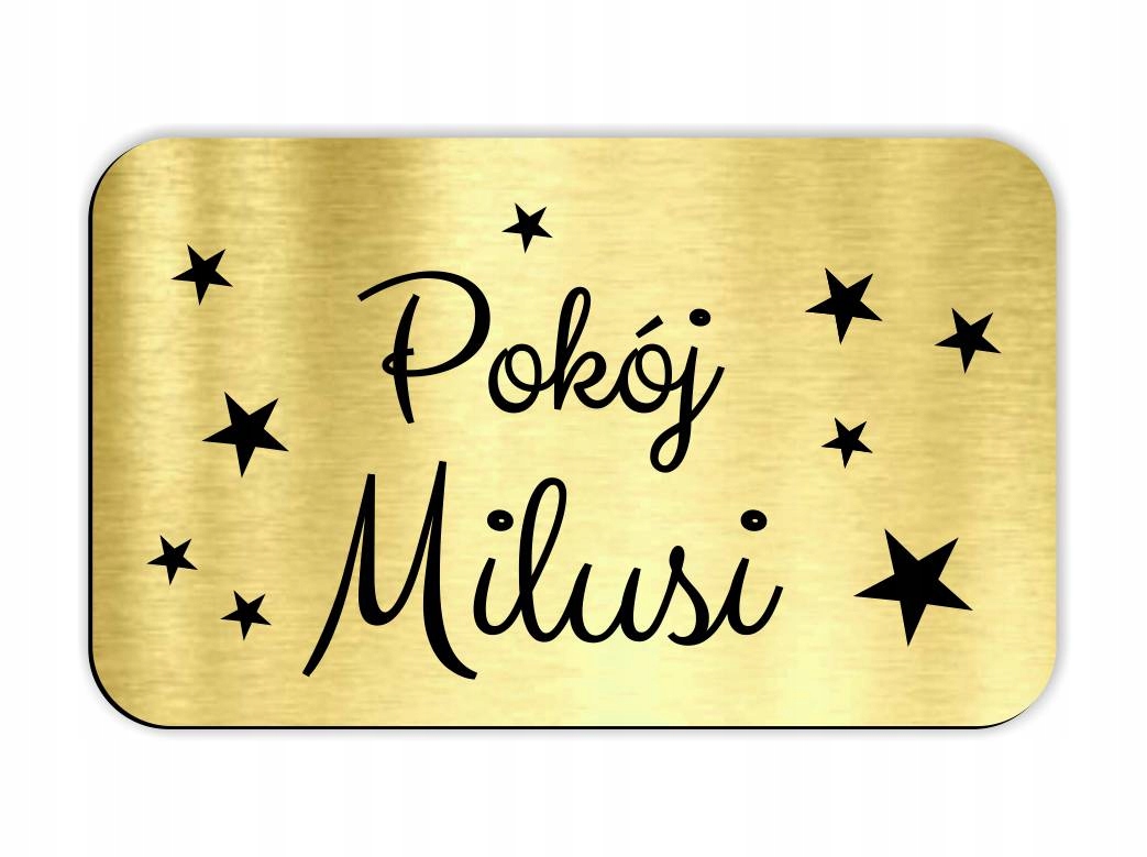 podklejona TABLICZKA NA DRZWI pokoju dziecka imię