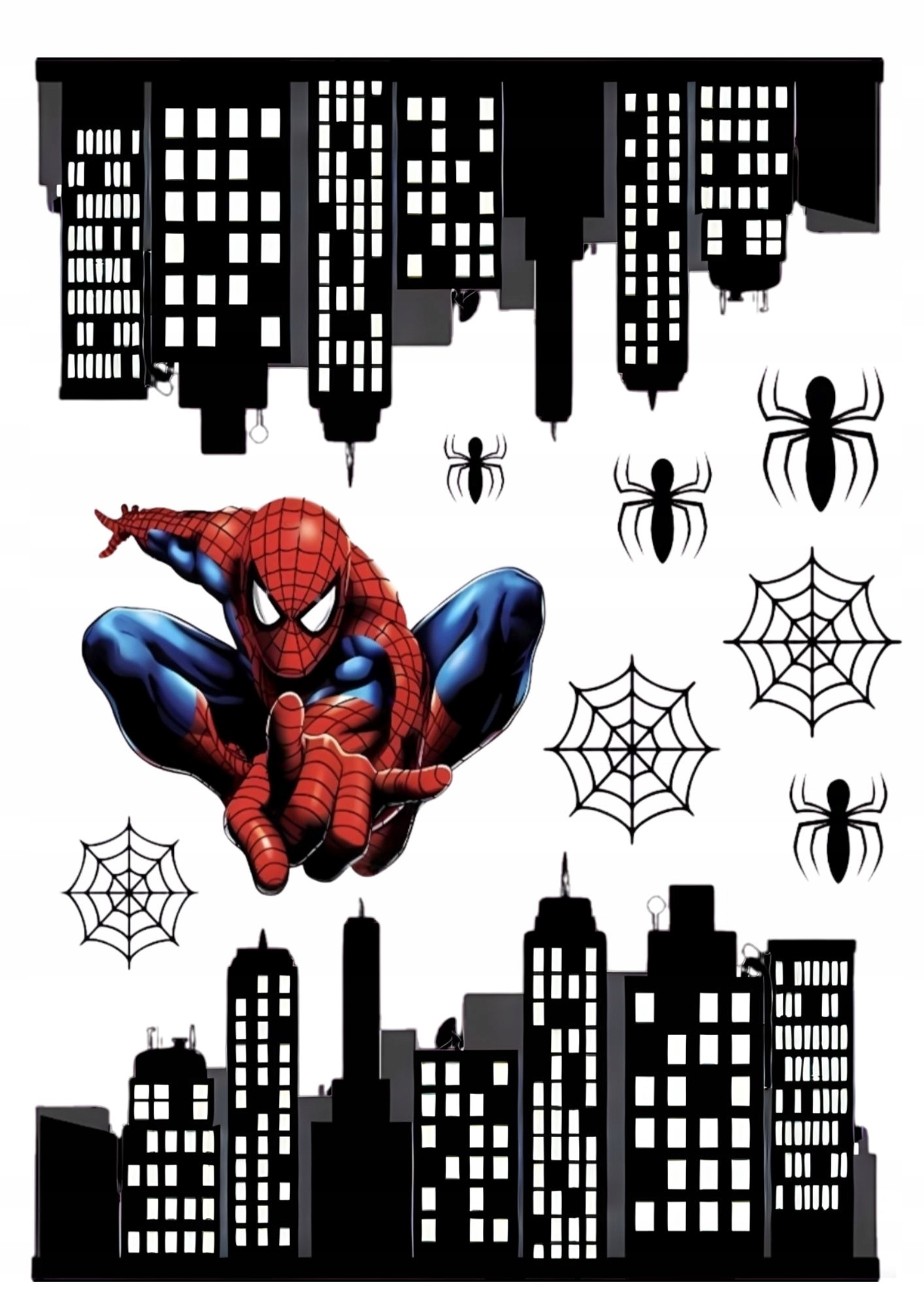 Wydruk na masie cukrowej Spider Man