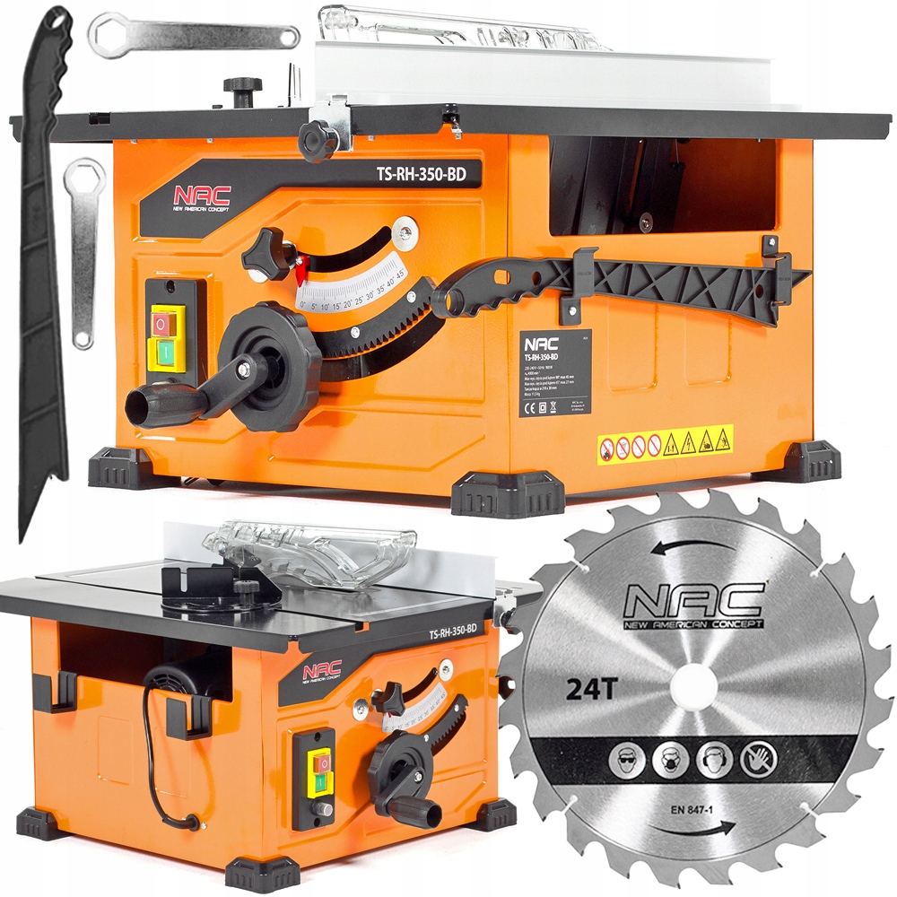 NAC PILARKA PIŁA STOŁOWA PRZECINARKA KRAJZEGA DO CIĘCIA DREWNA TARCZA