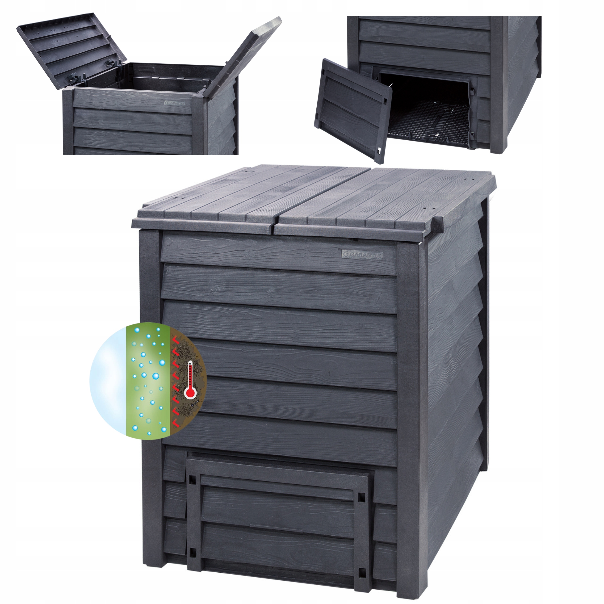 

Kompostownik ogrodowy premium Thermo-wood 600