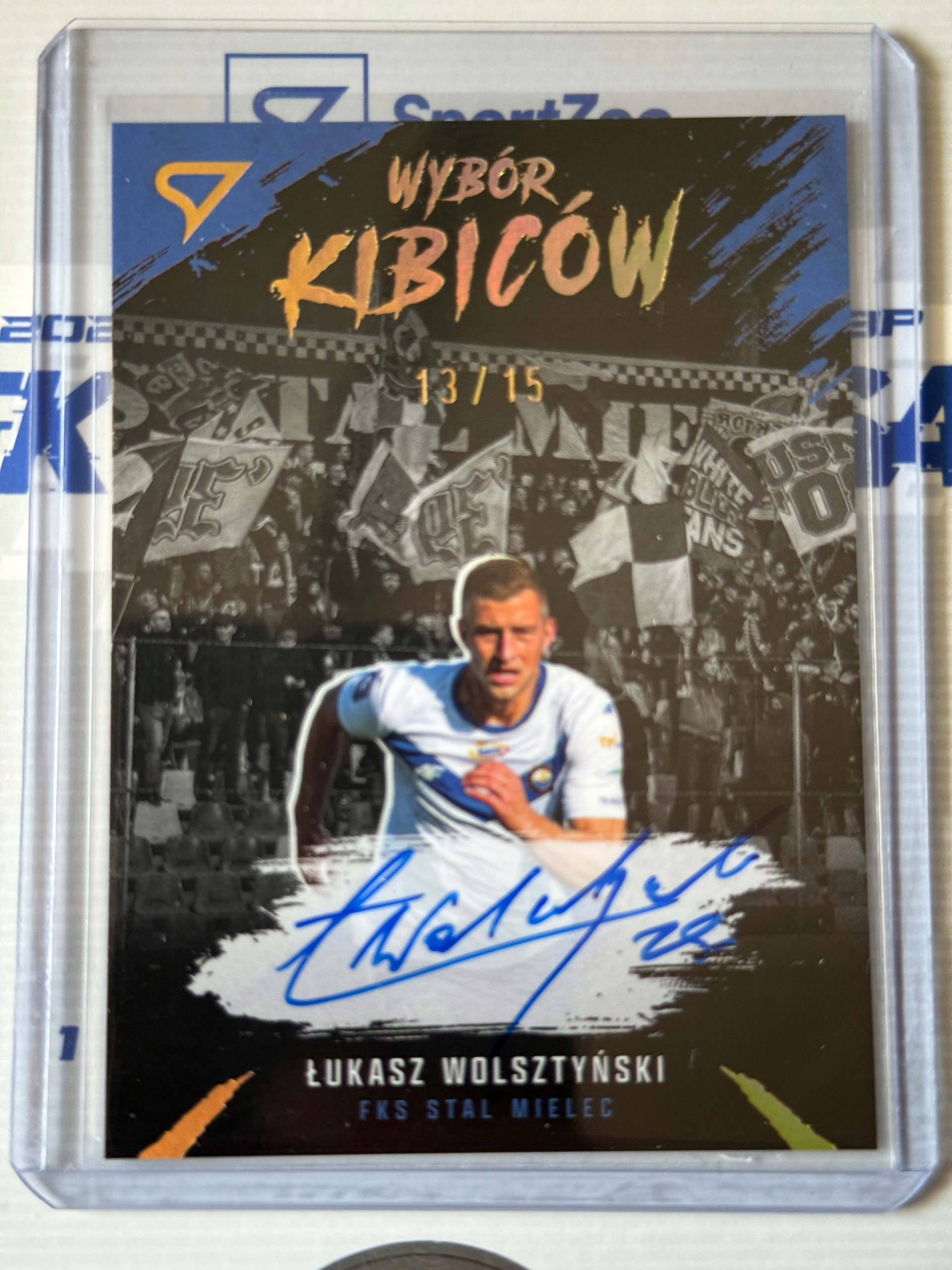 Extraklasa 2024/2025 série 2 – autogram Lukasz Wolsztyński – Ocel Mielec