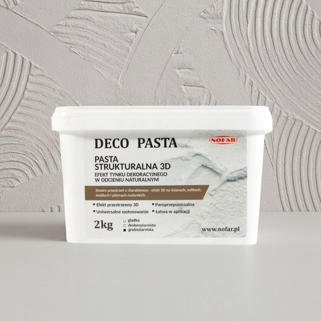 Pasta strukturalna 3D DECO PASTA GRUBOZIARNISTA