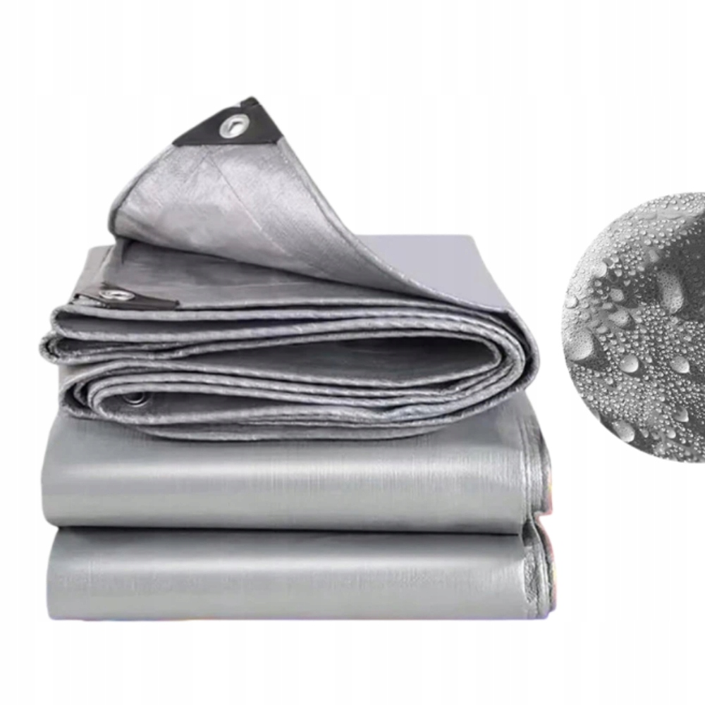 Ochranná Plachta 3x2 M 650G/M2 S Ochrannými Oky Uv Šedá