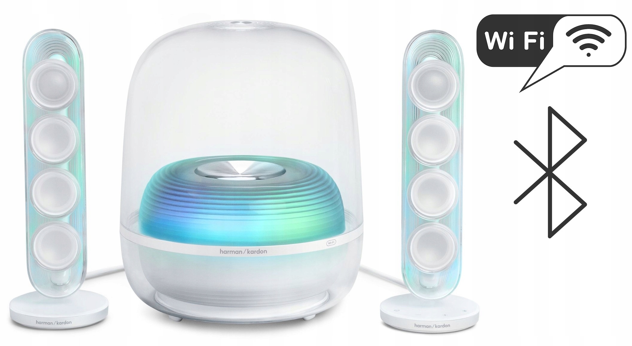 Zestaw głośników 2.1 Harman Kardon Soundsticks 5 WiFi 190 W Białe WiFi