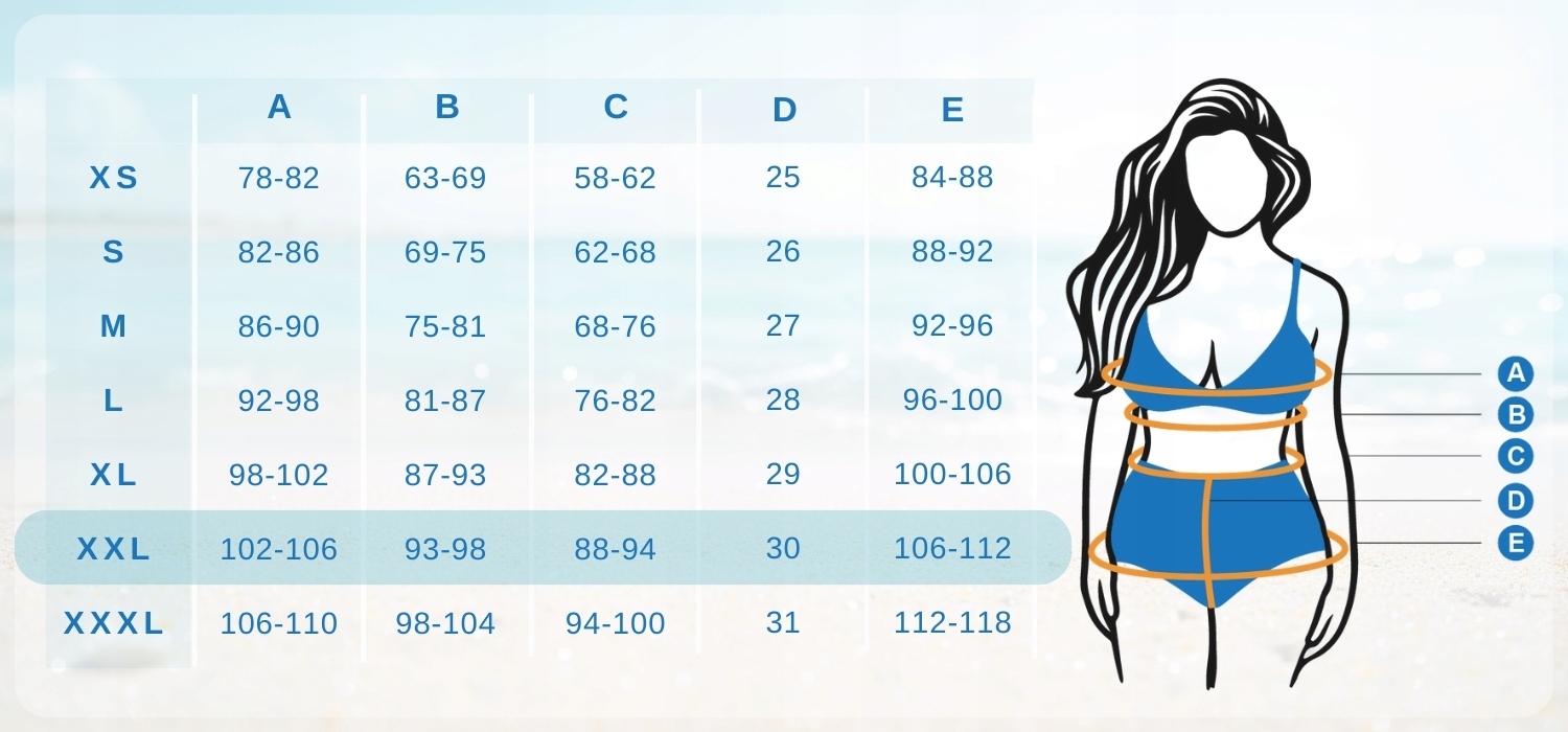 STRÓJ KĄPIELOWY DWUCZĘŚCIOWY BIKINI PLUS SIZE ZE SPODENKAMI SZORTAMI XXL Fason góry Biustonosz miękki Biustonosz półusztywniany