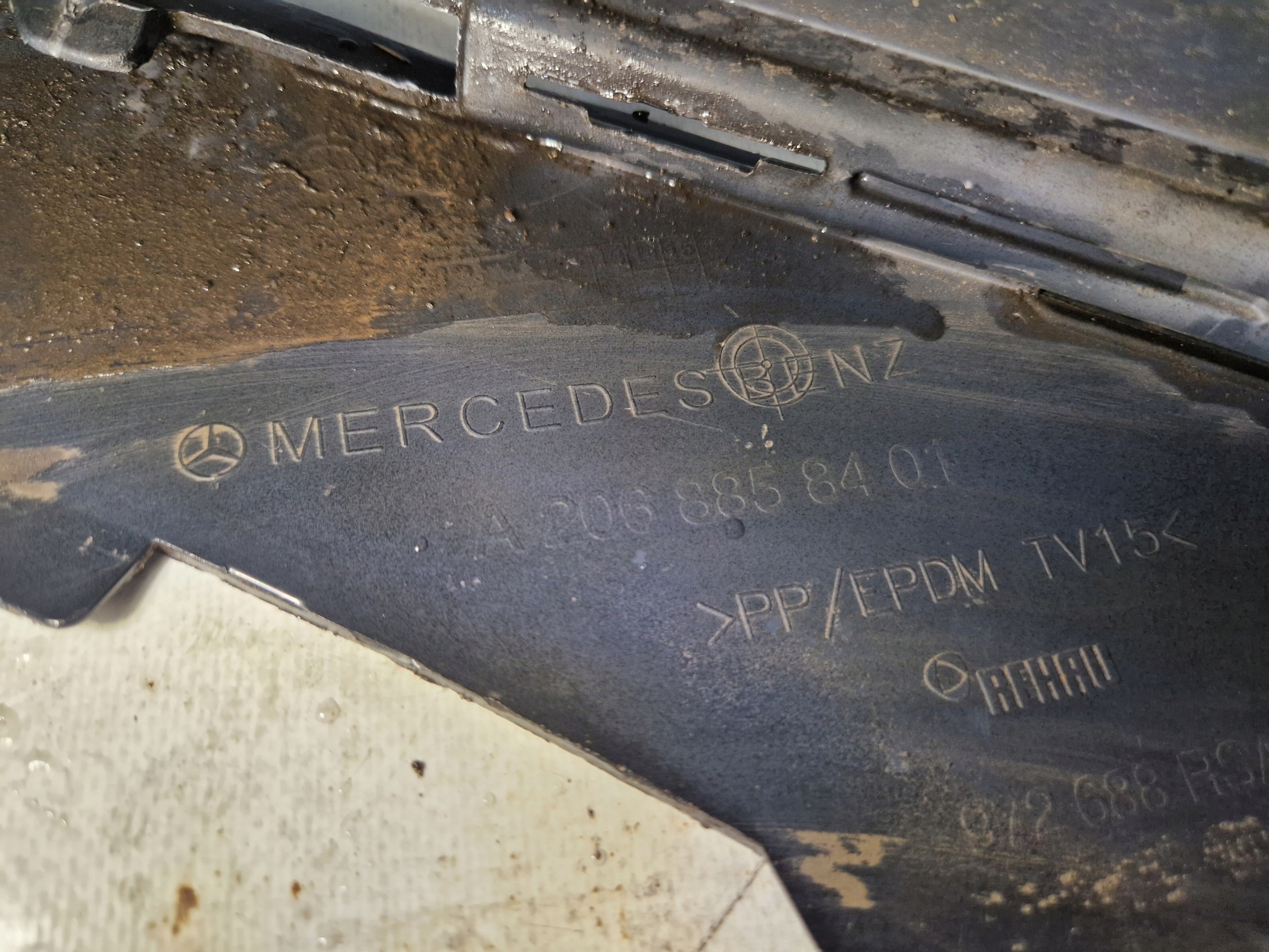 MERCEDES C KLASA W206 A 206 AMG bumper front front A2068858401
