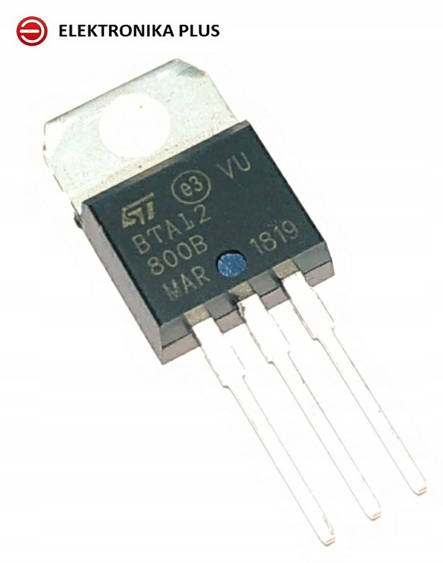 

BTA12-800 12A 800V IGT=50mA TO220 Triak