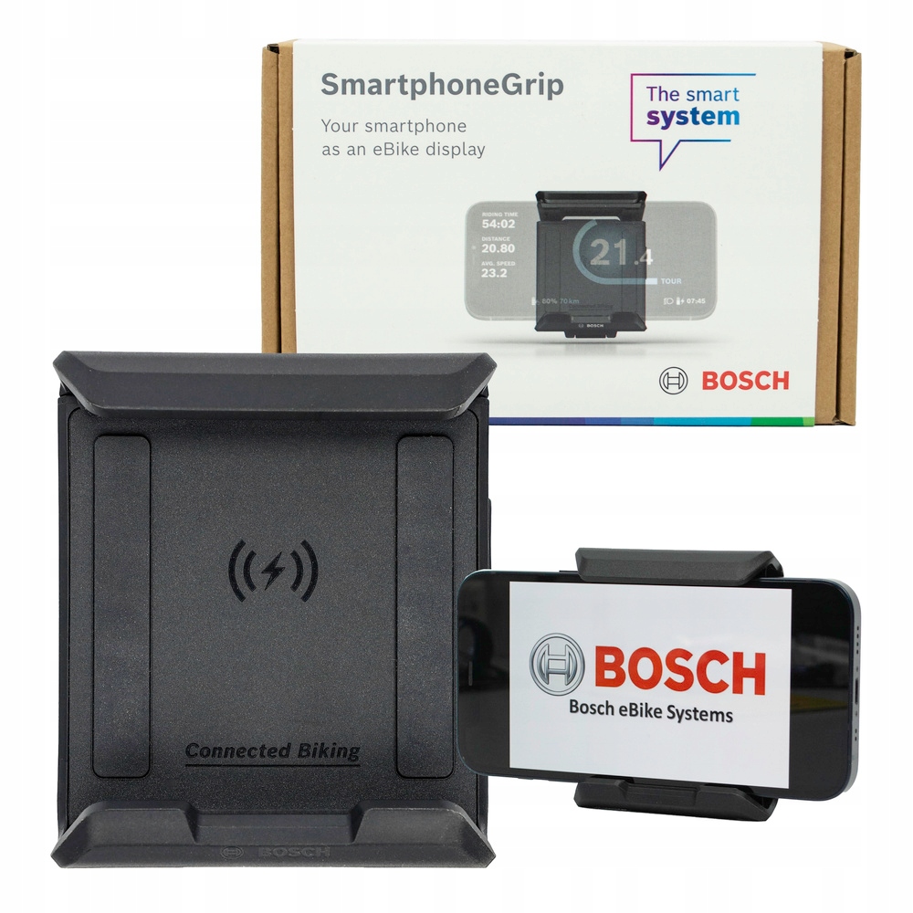 Uchwyt na telefon z funkcją ładowania do roweru Bosch Smartphone BSP3200