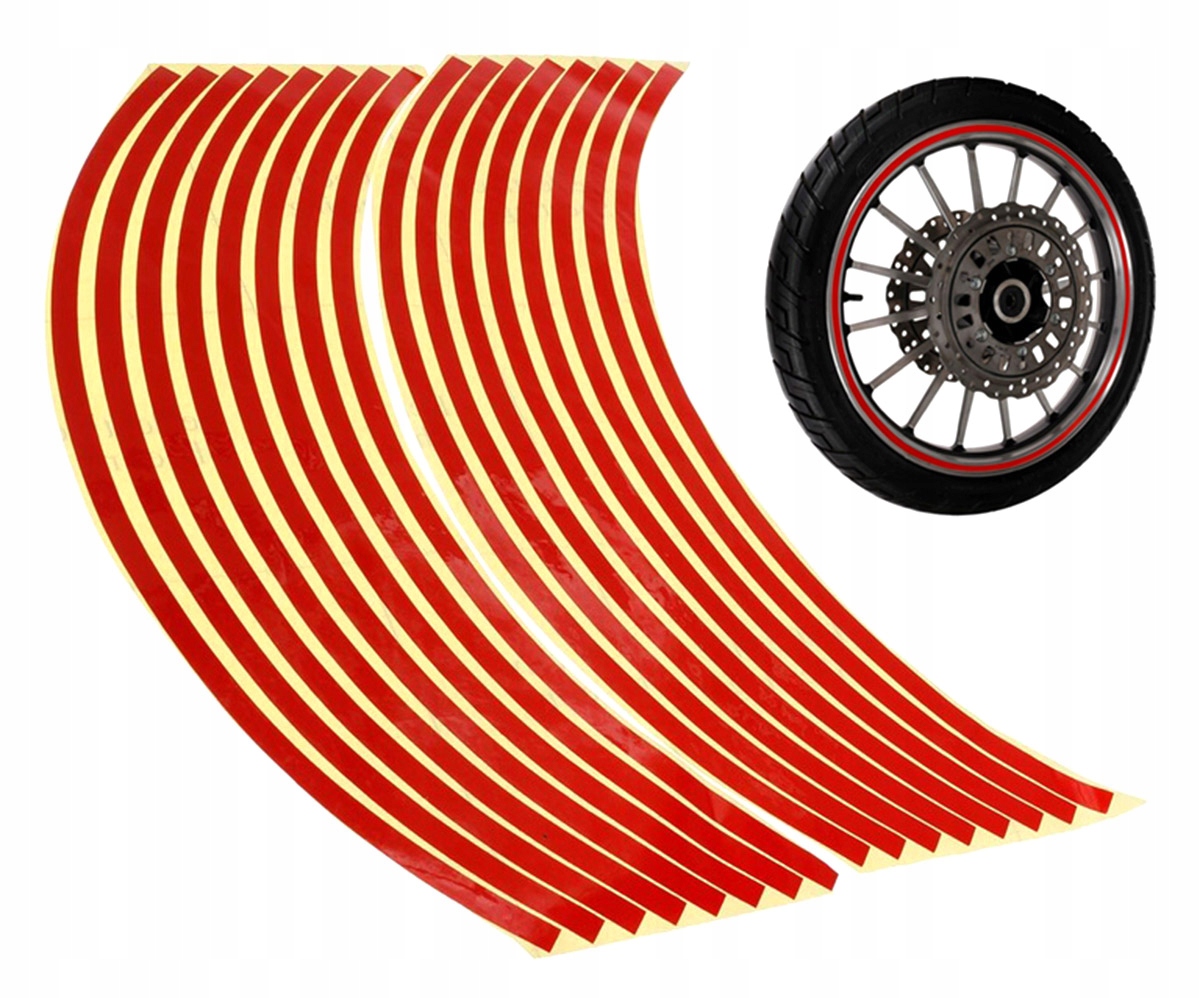 

AG555B Naklejki Odblaskowe Na Koła Rower Auto Moto