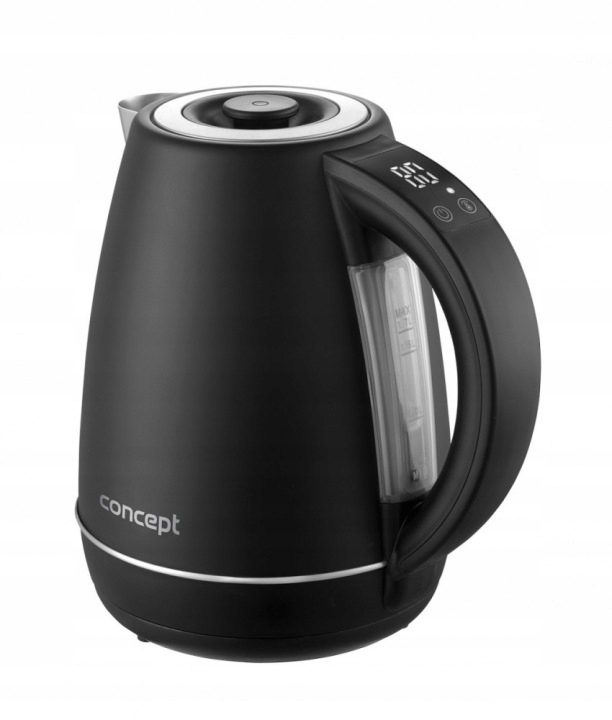 Czajnik elektryczny Concept RK3355 1,7L 2200W Reg Temp Strix czarny mat