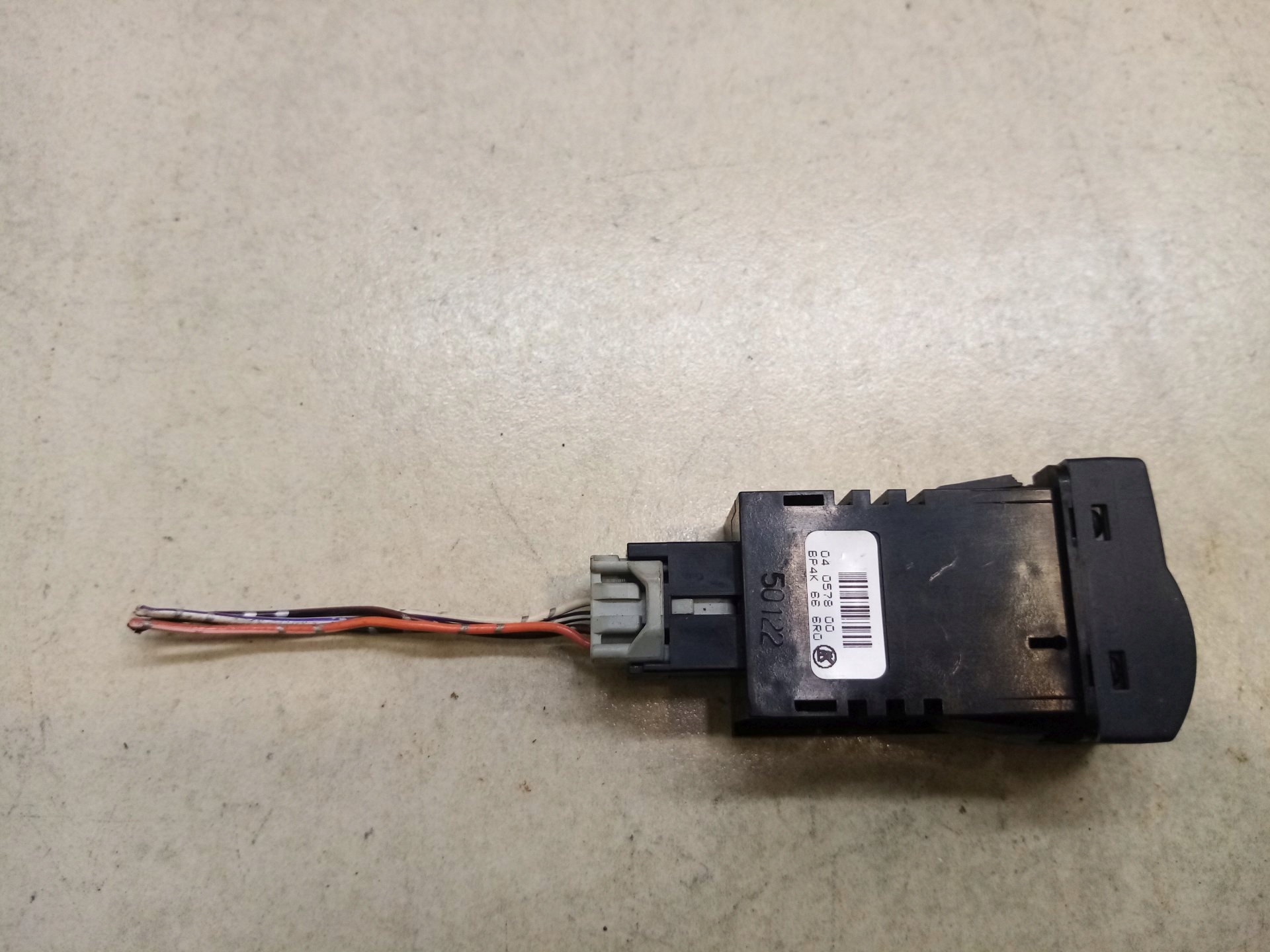 switch lighting of the dashboard MAZDA 3 1.6 TDCI