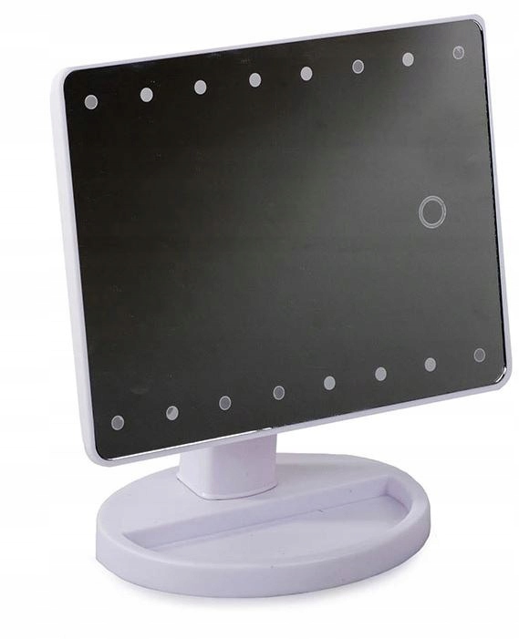 Podświetlane lusterko 16 led HOLLYWOOD duże białe ZWY Marka Rozz