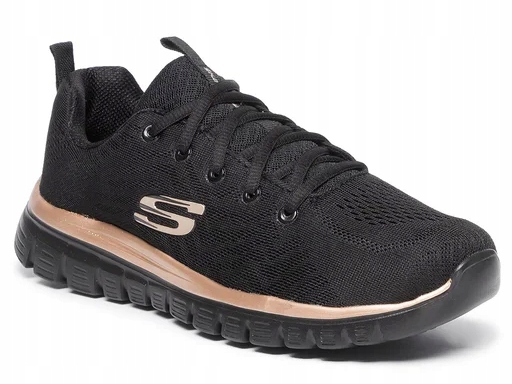 Boty Skechers Graceful Get Connect 12615-BKRG nízké 35 tréninkové (fitness)