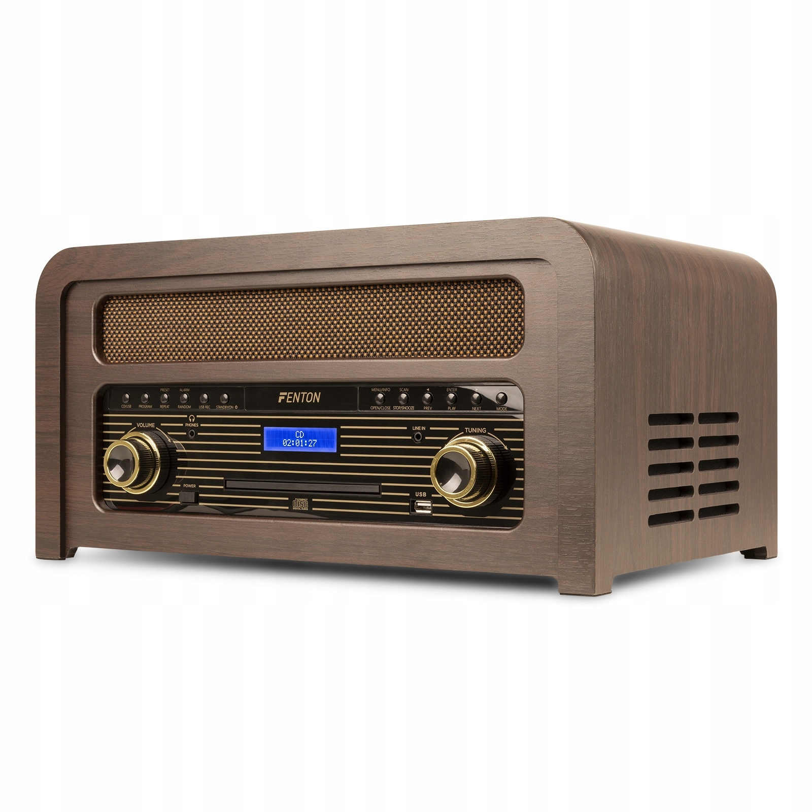 Gramofon Fenton Nashville BT/CD/USB/FM/DAB+ Marka Fenton