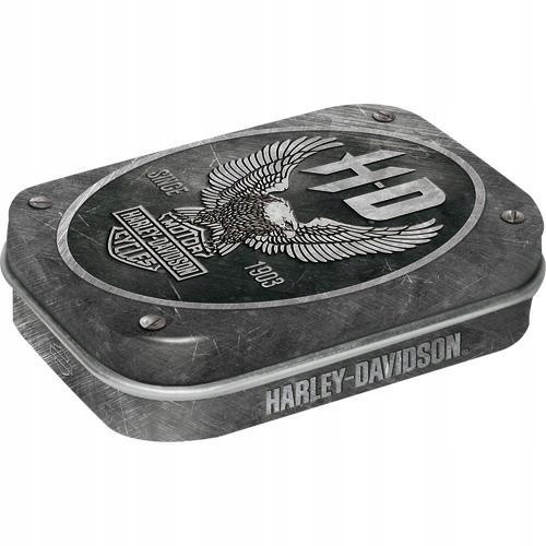 

Nostalgic Art Mint Box Harley Davidson Metal Eag
