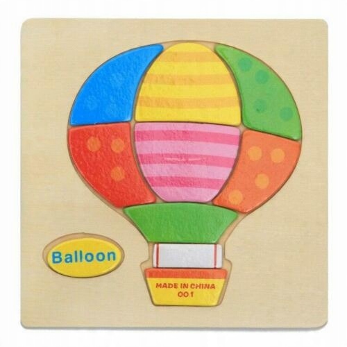 

Puzzle Drewniane Układanka Edukacyjna Balon