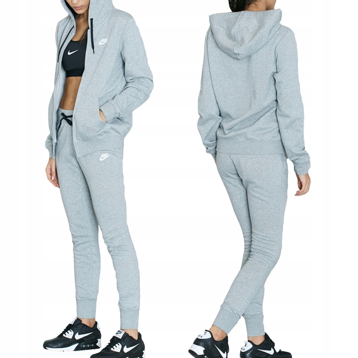 

Nike komplet dresowy damski szary dres oryginał L