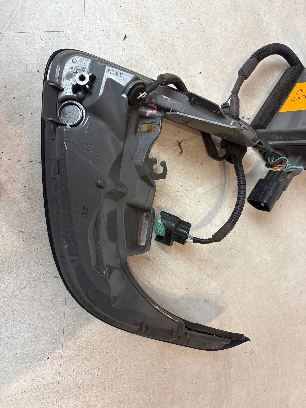 light front left do running daytime DRL LED Mitsubishi ASX and 2013-2015