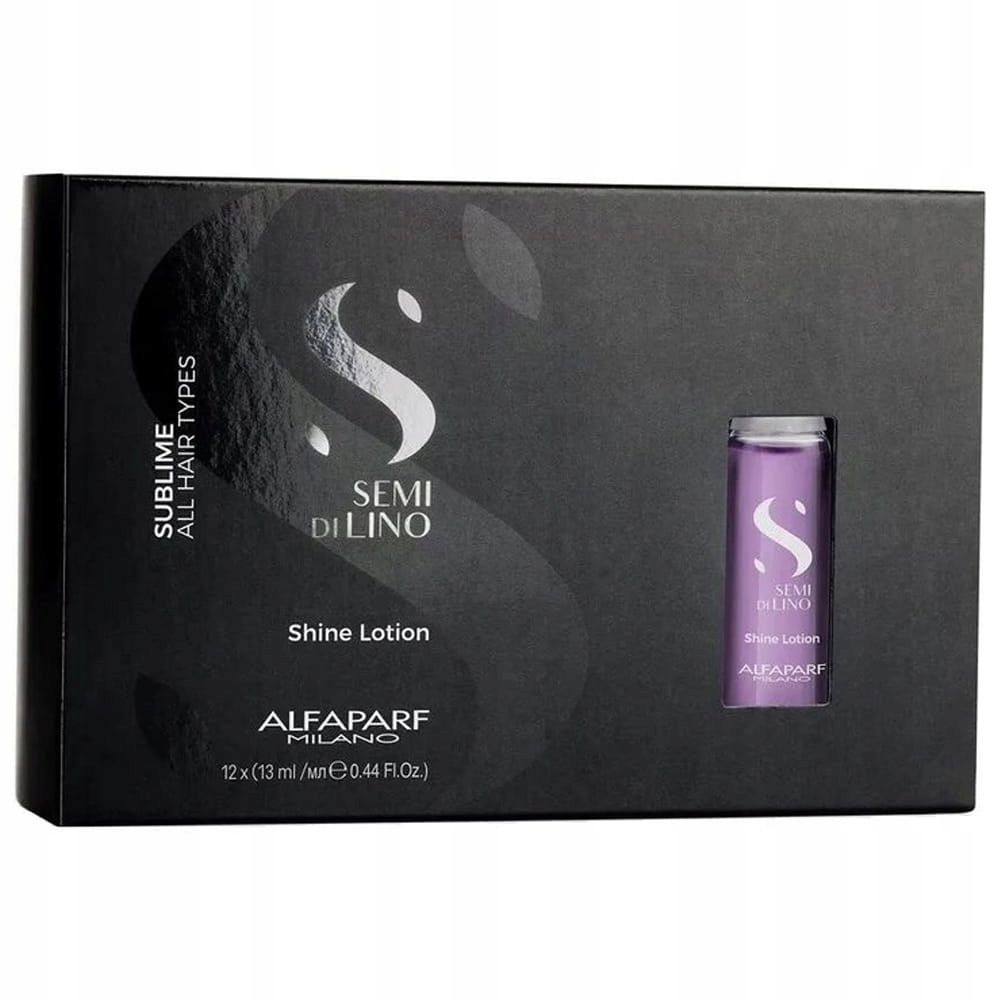Alfaparf Semi diLinoSublimeShine ampule na vlasy dodávající lesk 12x13 ml