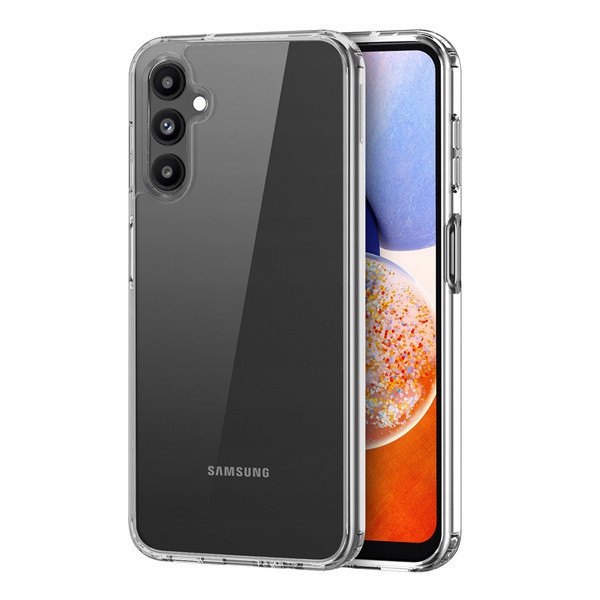 Etui ochronne z plastikowym tyłem i silikonową ramką do Samsung Galaxy A14 4G/A14 5G SM-A145F