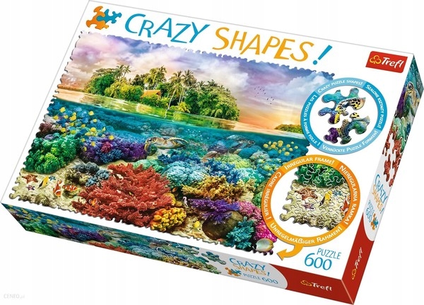 

Puzzle Crazy Shapes Tropikalna wyspa 600 elementów